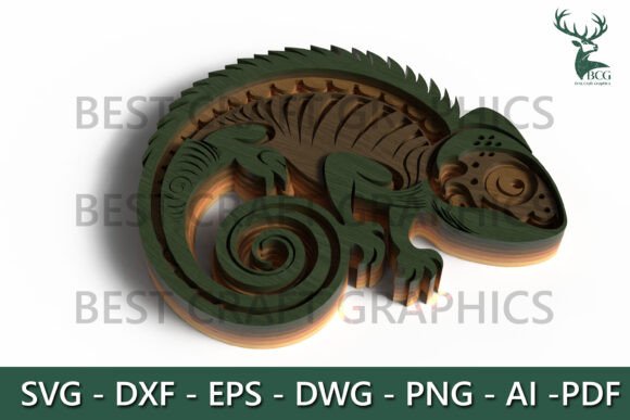 Chameleon Layered SVG Design: A Practical Guide to Multi-Dimensional Laser Cutting