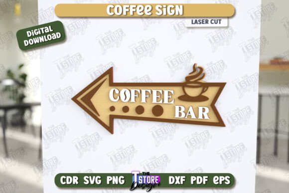 Coffee Bar Sign Laser Cut Coffee House: A Guide to Digital Signage Files