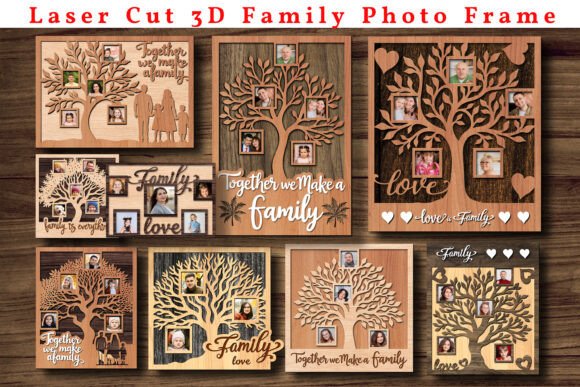 Creating Timeless Memories with the Laser Cut Family Photo Frame SVG Bundle