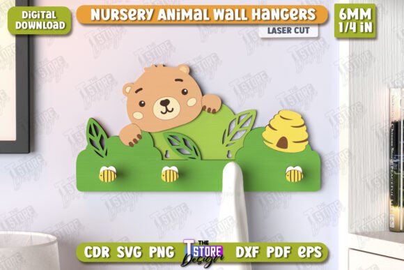 Designing Custom Nursery Bear Wall Hangers with Laser Cut CNC Files: A Practical Guide