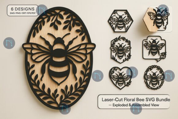 Elevate Crafts with Floral Bee SVGs