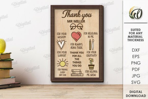 Elevating Gratitude: The Strategic Value of a Teacher Appreciation Plaque Laser Cut Design in Modern Gifting