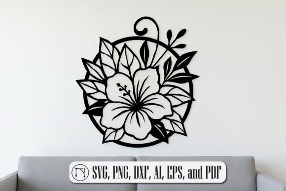 Elevating Spatial Design with the Lily Flower Wall Laser Cut SVG Cut File