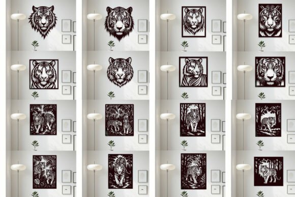 Evaluating the Laser Cut Tiger Sign Wall Art SVG Bundle for Precision Crafting