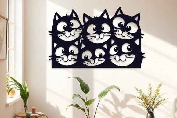 Laser Cut Cat Wall Art SVG Guide