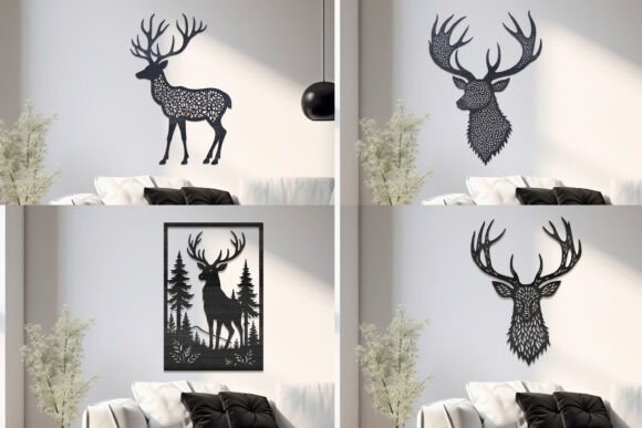Mastering the Laser Cut Deer Wall Art SVG Set for Professional Decor