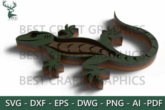 Unleashing Creativity: A Guide to Layered Gecko and Lizard SVG Designs for Modern Crafting